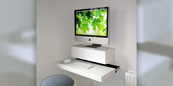 designer birou - design elegant alb - super mic și funcțional