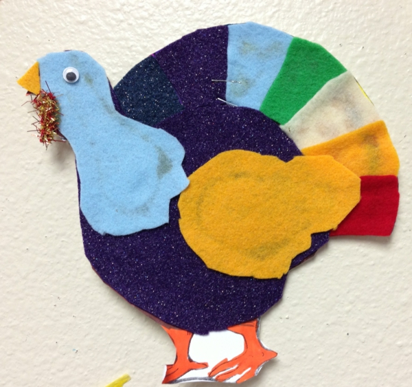 idee artigianali per la scuola materna - un pollo