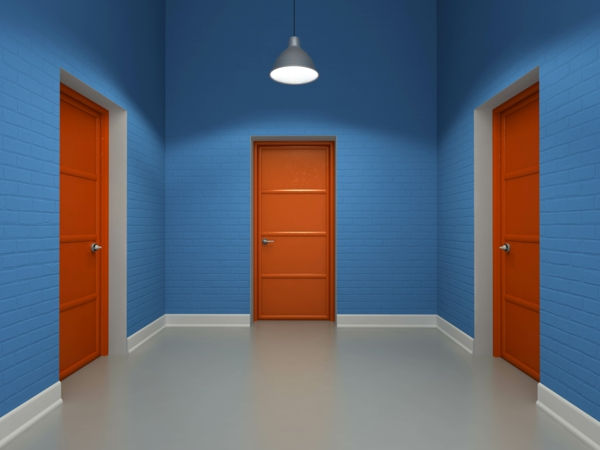 Drzwi wewnętrzne-drewniane-z-super-Design-piękne wnętrze-projektowych żyjących pomysłów Modern-enrichtung