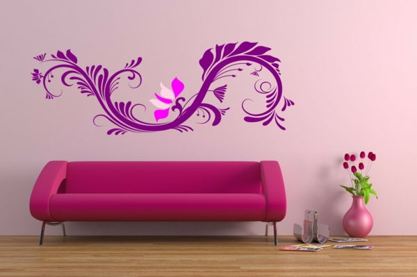 inspiration-pareti-in-rosa-rosa-a parete
