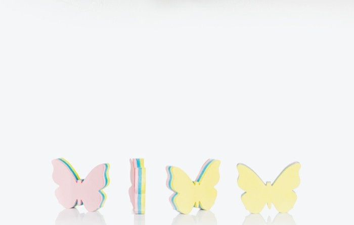 intressanta hantverks idéer-of-papper vackra-fjärilar