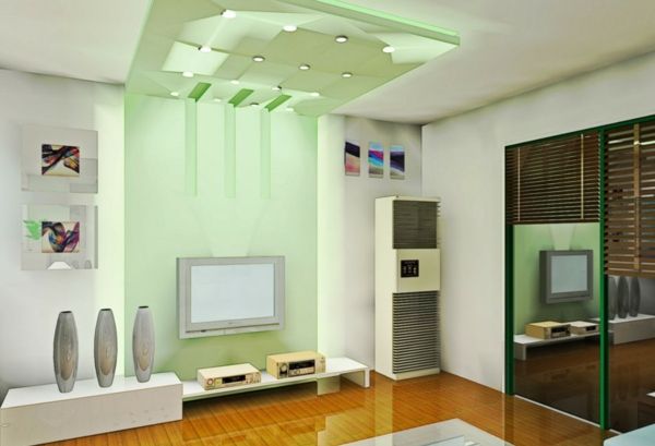 zaujímavý stropné svietidlá-for-obývačke-light-zeleno-krásne