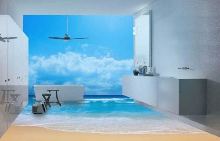 įdomus foto-tapetai-Viduržemio jūros tema-in-vonios kambarys