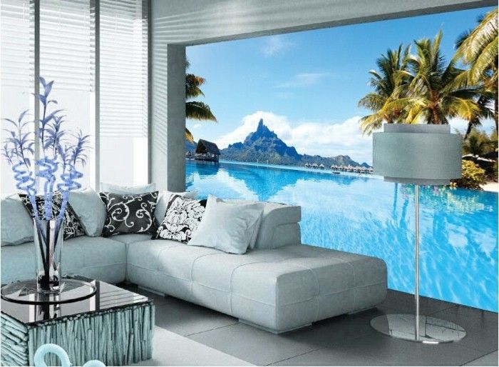 zaujímavé fotografie tapety Creative model-obývačka-s-bielo-sofa
