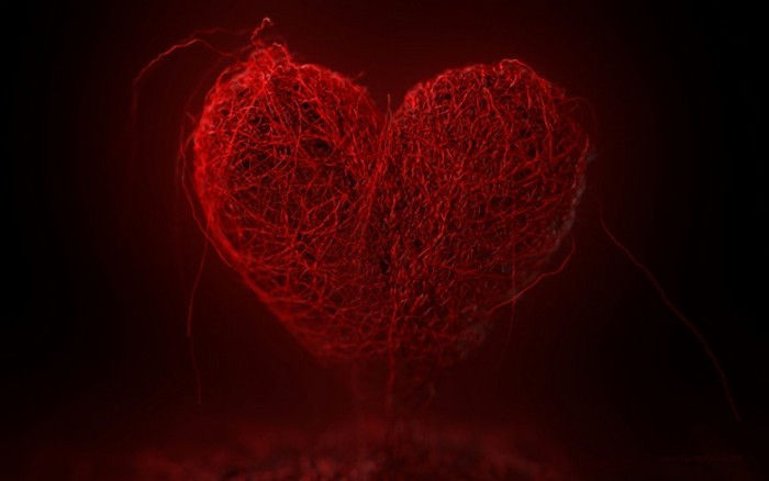 Zanimivo-design-srce ozadje za valentinovo