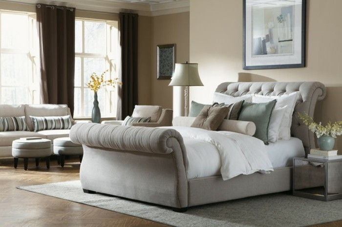 ilginç tasarım-döşemeli yatak-ile yataklı kutu Modern dekoratif yastıklar