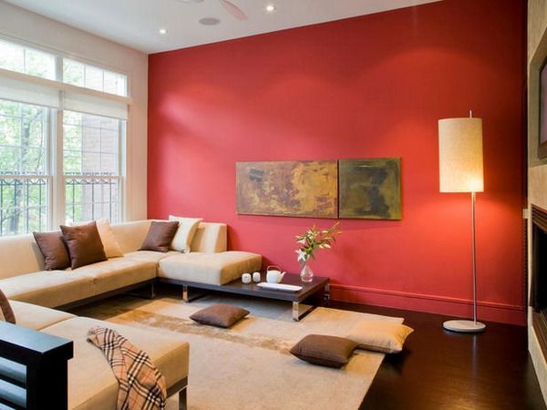 yeniden tasarlanan-tasarım-oturma odası-tasarım-oturma odası-duvar-dekor-fikir-oturma odası-duvar-dekor Kırmızı Duvar