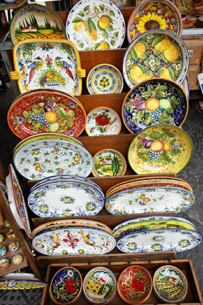 Italiensk keramiske keramikk keramiske plater