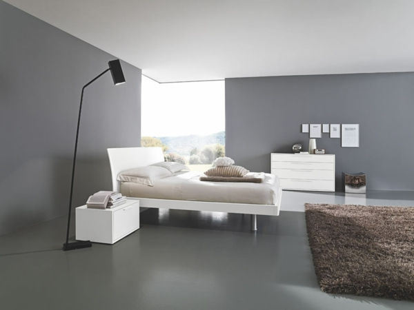 Italienska sovrum-vit-vacker design