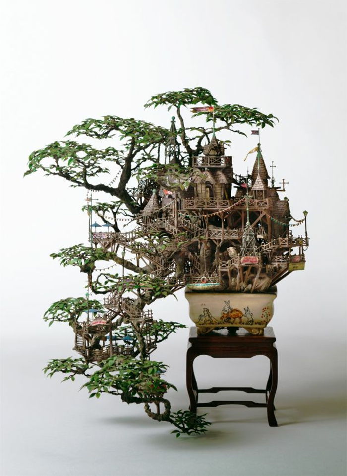 Japonski bonsaji art Midget mesta