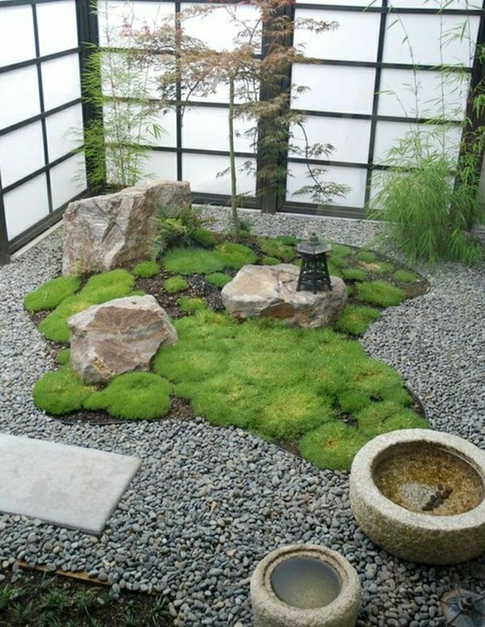 Den japanske hagen relaxant-stille-zen