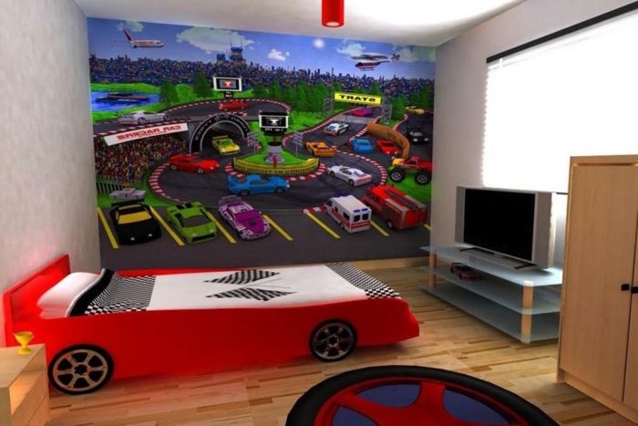 Jonge slaapkamer set-super-ideeën-voor-wand design