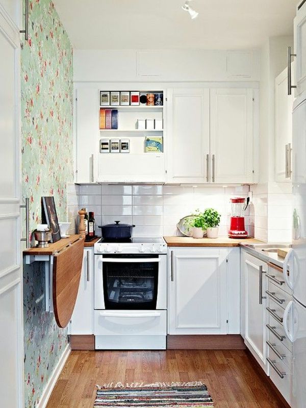 mici-bucatarie-set-bucătărie de design-living-bucatarie-idei de design-mese pliante Modern-wohnideen-pliere de masă din lemn