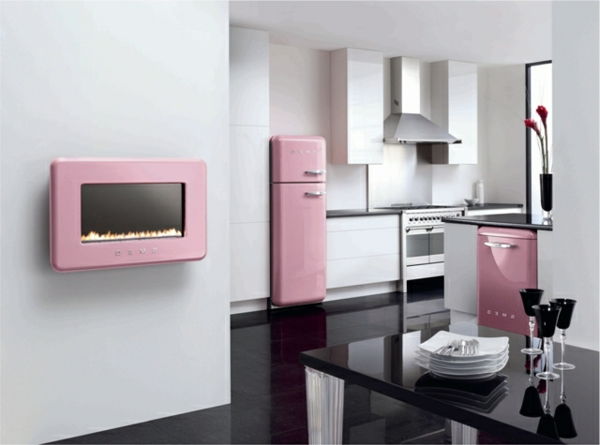 ijskast-smeg-roze-kleur-super-elegant ontwerp