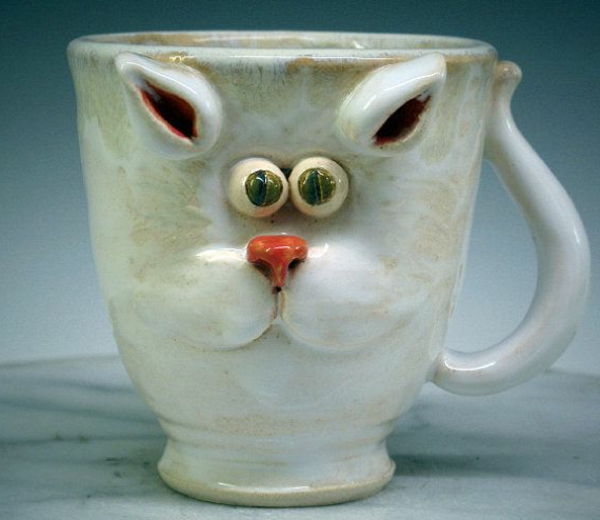pisica figuri de-ceramica-sticla-amuzant