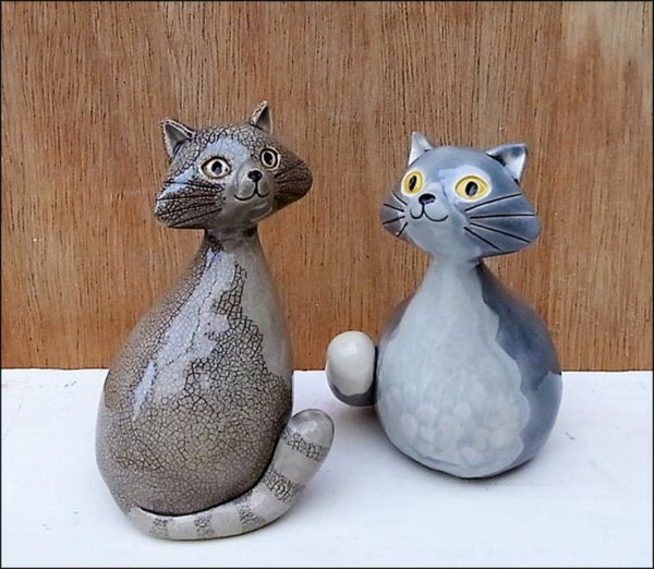 figuri de-ceramice-doi-prieteni pisica