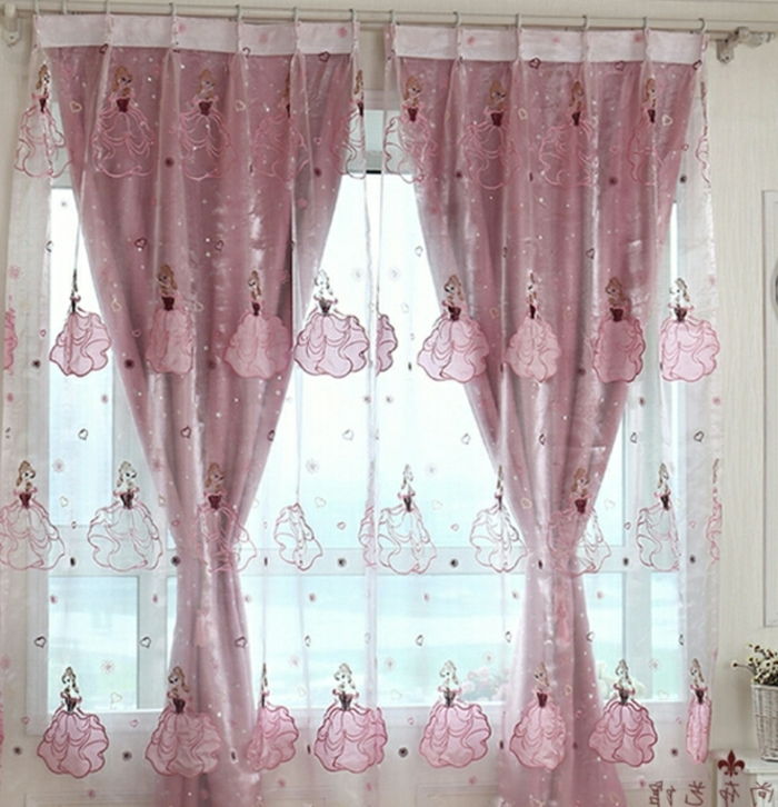 cortinas para crianças-com-princesas
