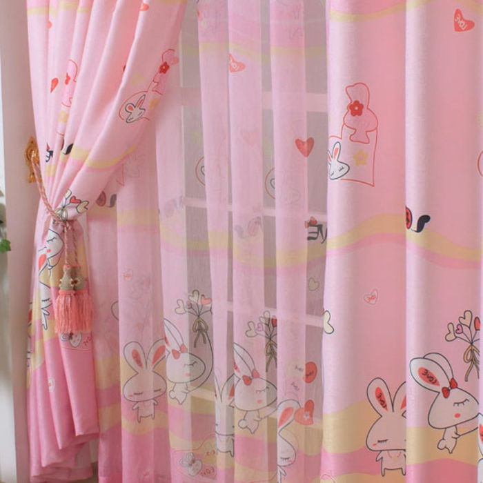 cortinas das crianças-super-chique-em-rosa-cor-girl-nursery-decorating