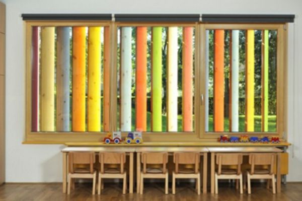 przedszkole-wnętrza-kolorowy nowoczesny rolety