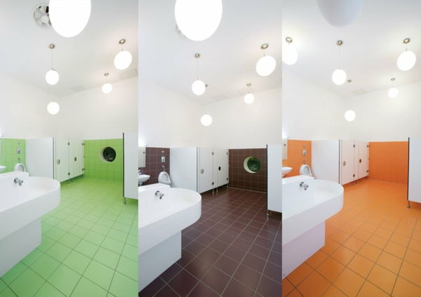 gradinita-interior-trei tapet cu-podea-in-diferite-culori-de-camere