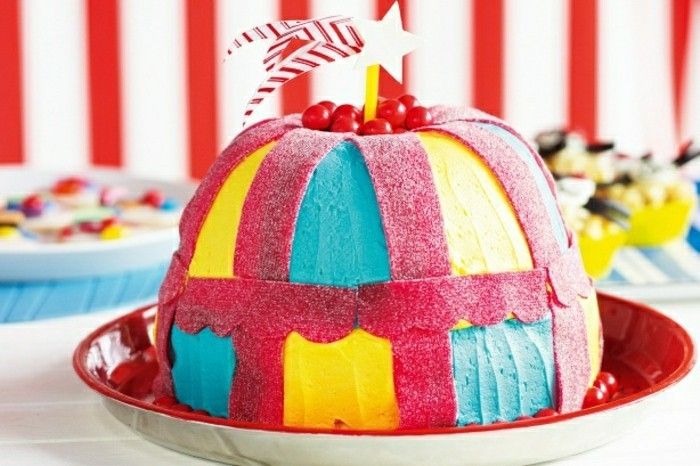 dzieci tort urodzinowy Kolorowe piękne Full Color