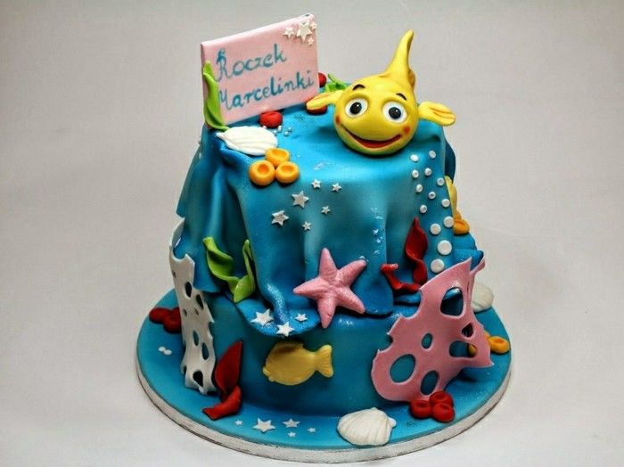 ciekawy model - tort urodzinowy - piękny design - świetny design