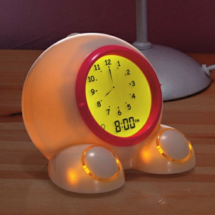 alarme crianças relógio digital despertador com crianças Alarme engraçado Relógio