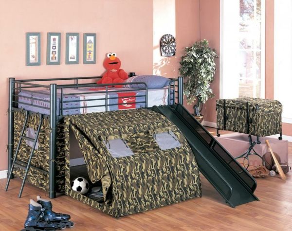 aukšto lova modelis su slide - kariuomenė