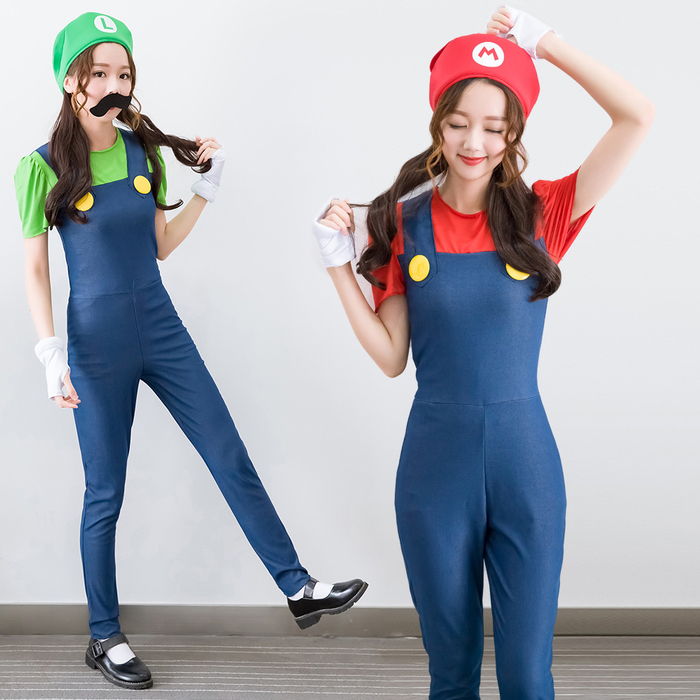 Gör Mario Bros eller Mario Sister Childhood Hero Costume själv