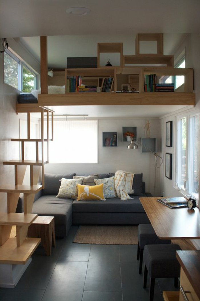 Ustanovitev funkcionalno pohištvo pomočjo majhnega spaces-