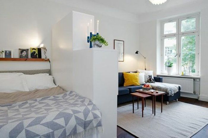 mali apartma set-spalnica dnevna soba