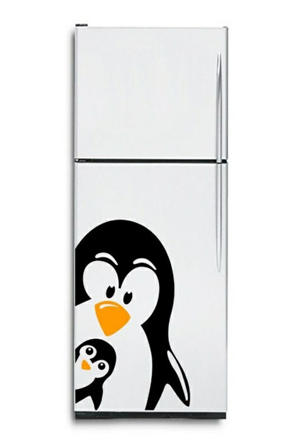 drobné tučniaky-on-the-chladnička-stick-pra-idea