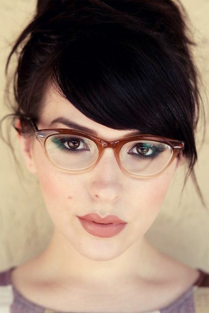 små retro glasögon för damer