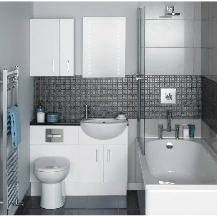 små sink-badrum-in-vit-och-grå