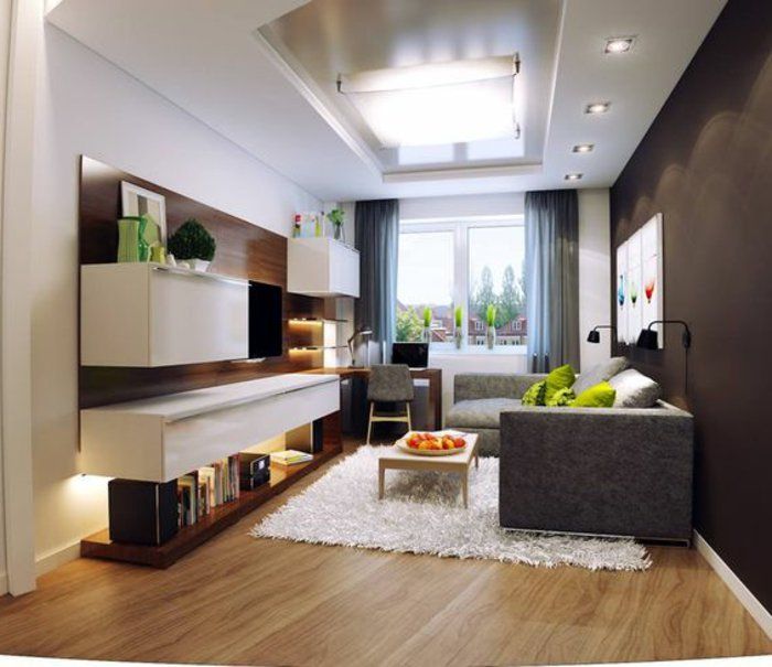 pohištvo preprost barvne sheme funkcionalne majhnega prostora-