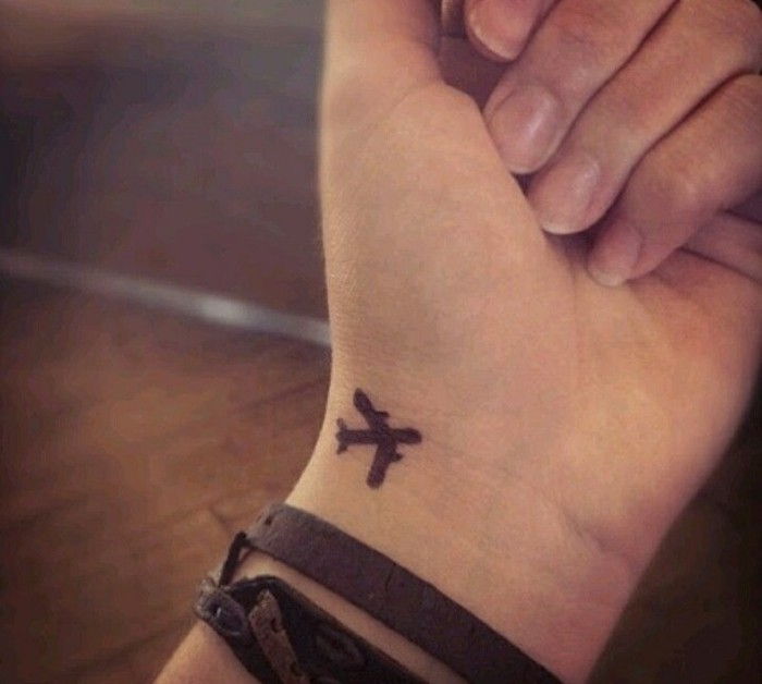 maža tatuiruotė kietas tatuiruotė idėjų lėktuvas