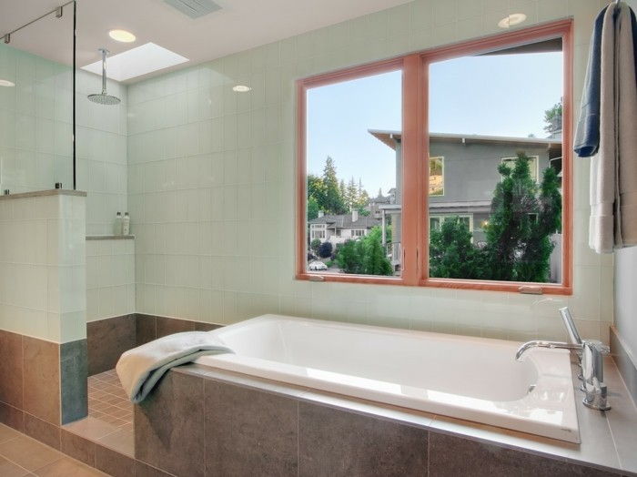 Pequeno-bathroom-design-moderno Chuveiro-de-vidro