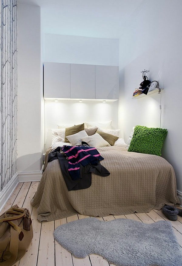 mic-dormitor-set-alb-pereți de ani-simplu-design