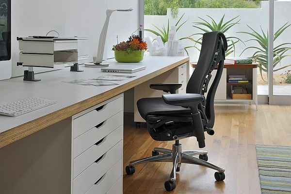 komfortable svingbare stoler-med-moderne-design-Leather Black