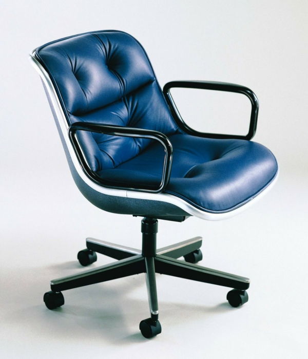 komfortabel svingstol-med-moderne designerskinnstol-i-Blue