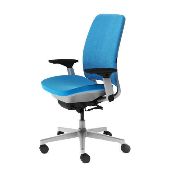komfortabel svingstol-med-moderne-design-in Light Blue