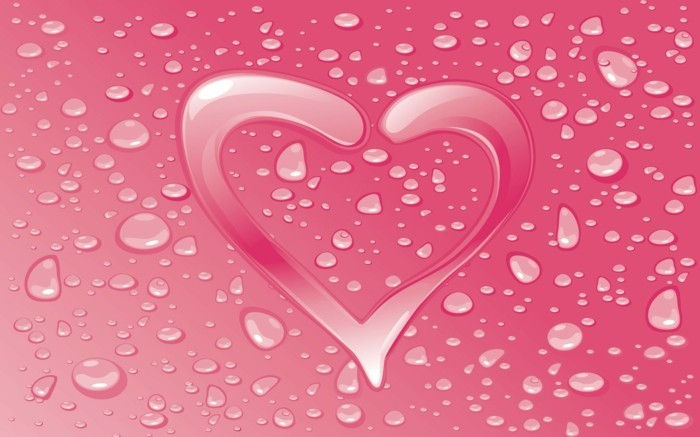 free wallpaper Valentine-frumos-inima-roz de fundal
