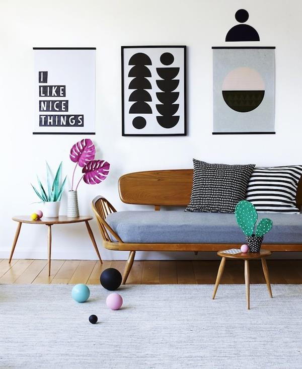 kreatívny múr design-for-a-unique-obývačka