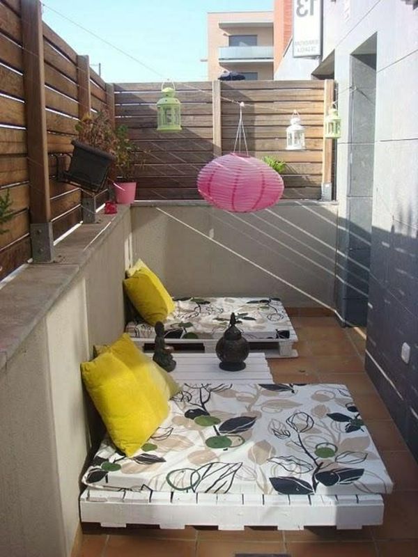 kreativa balkongmöbler-balkong-idéer-för-utanför-balkong design