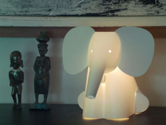 kreativ-lampe elefant figur