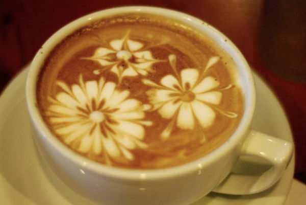 kreative_Latte-kawowe Piankowe Kwiaty