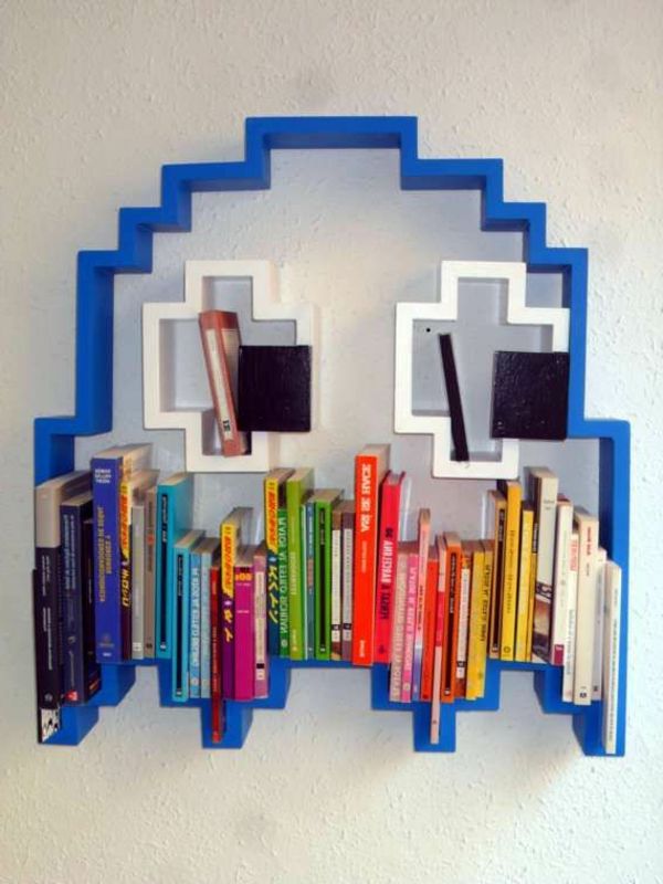 kreativna zasnova police za knjige Idea