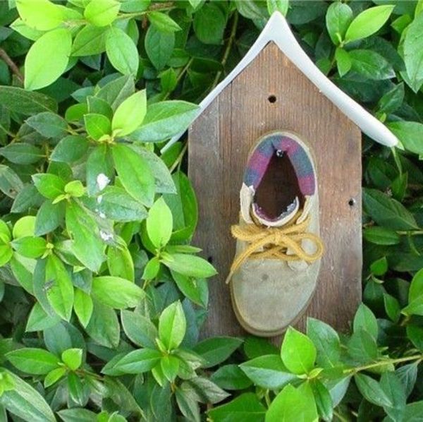 Kūrybinis pamušalas namą Paukščių pati medienos Taisome-Shoe