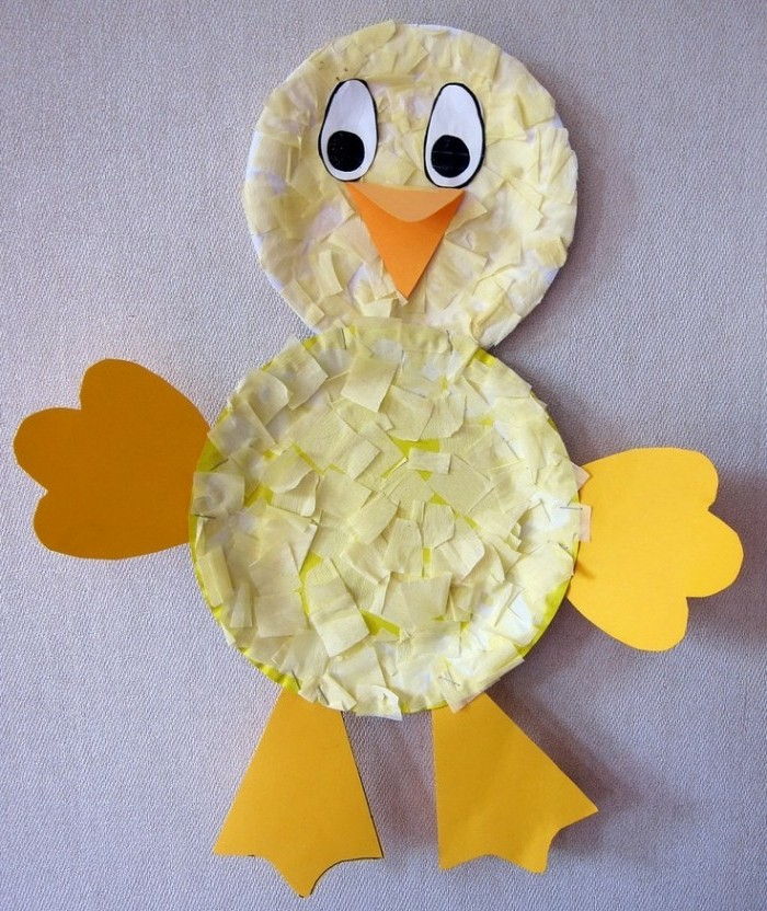 kreativa påsk-Crafts-vacker gul färg