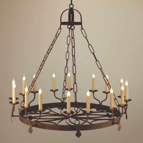 luster-look so sviečkami elegantnými